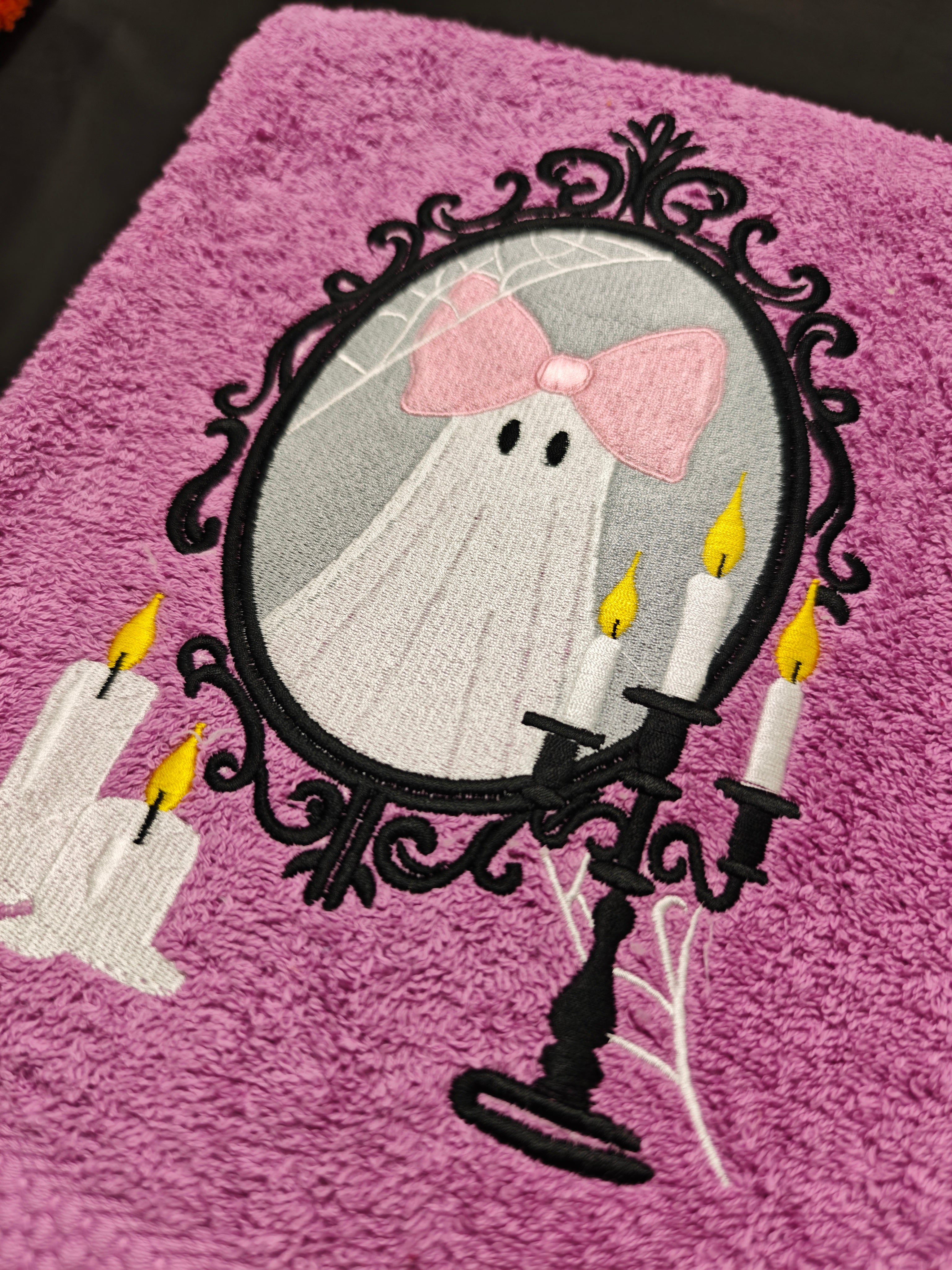 Spooky Mirror - Set Asciugamani Bagno Viola